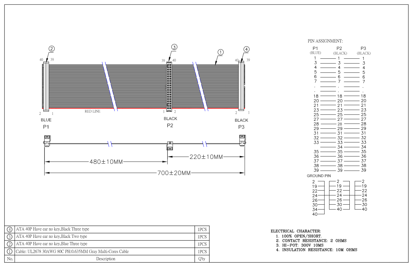 IDE Cables - 40 and 80 wire