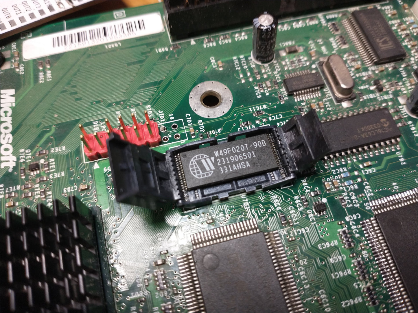 SERVICE : Installation de la prise TSOP-40 SMT ZIF