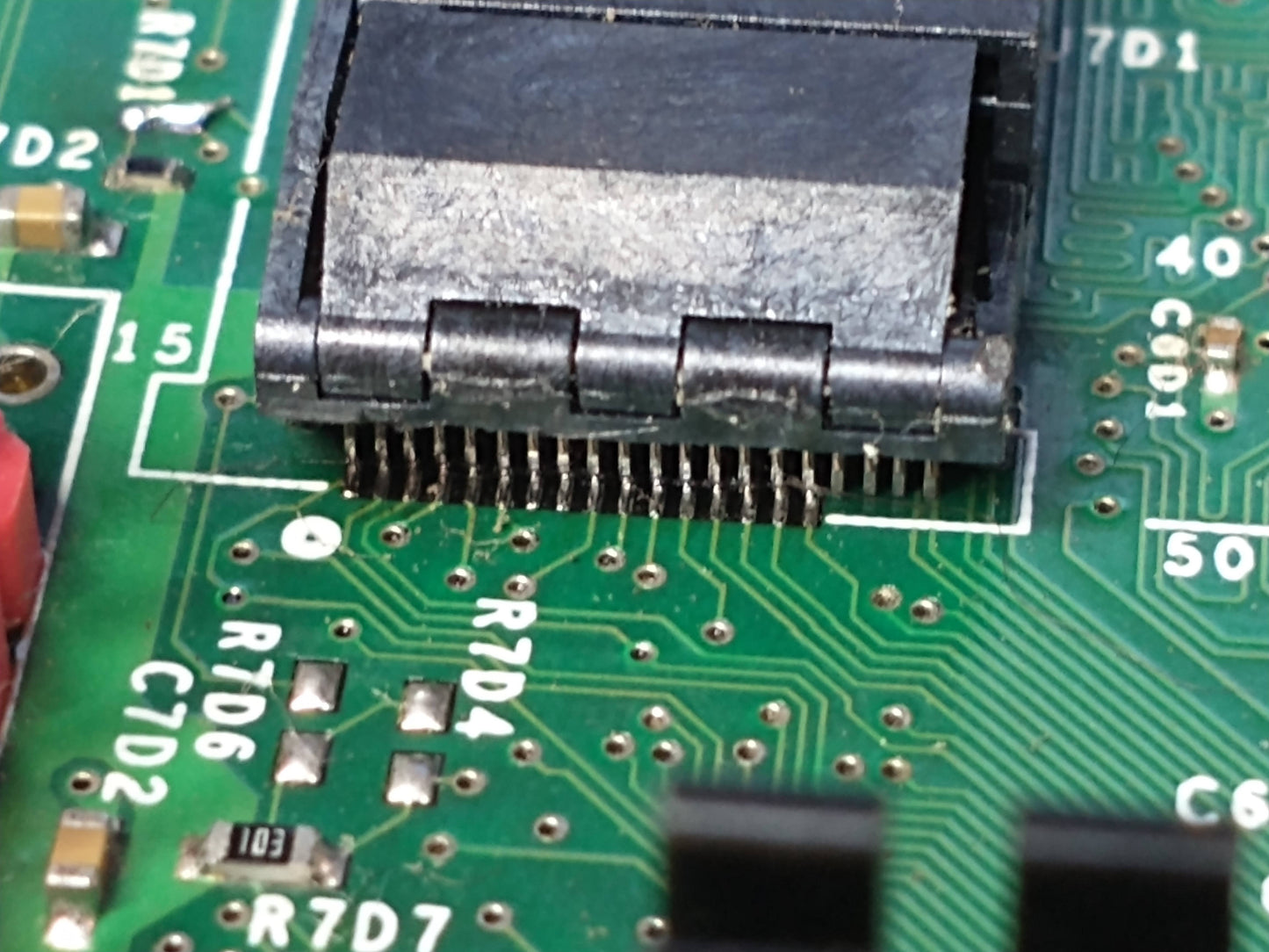 SERVICE : Installation de la prise TSOP-40 SMT ZIF