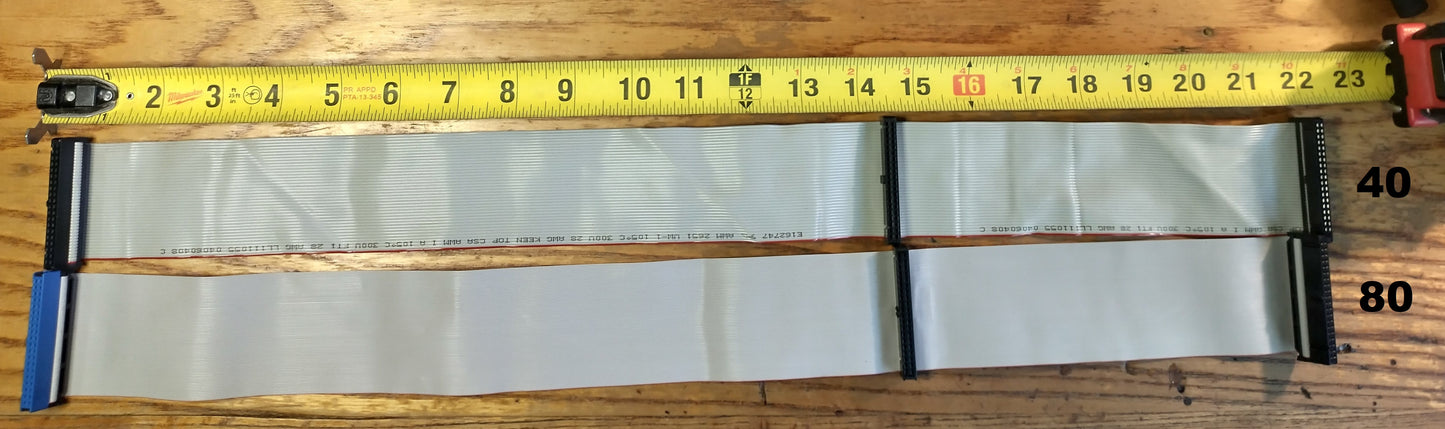 IDE Cables - 40 and 80 wire