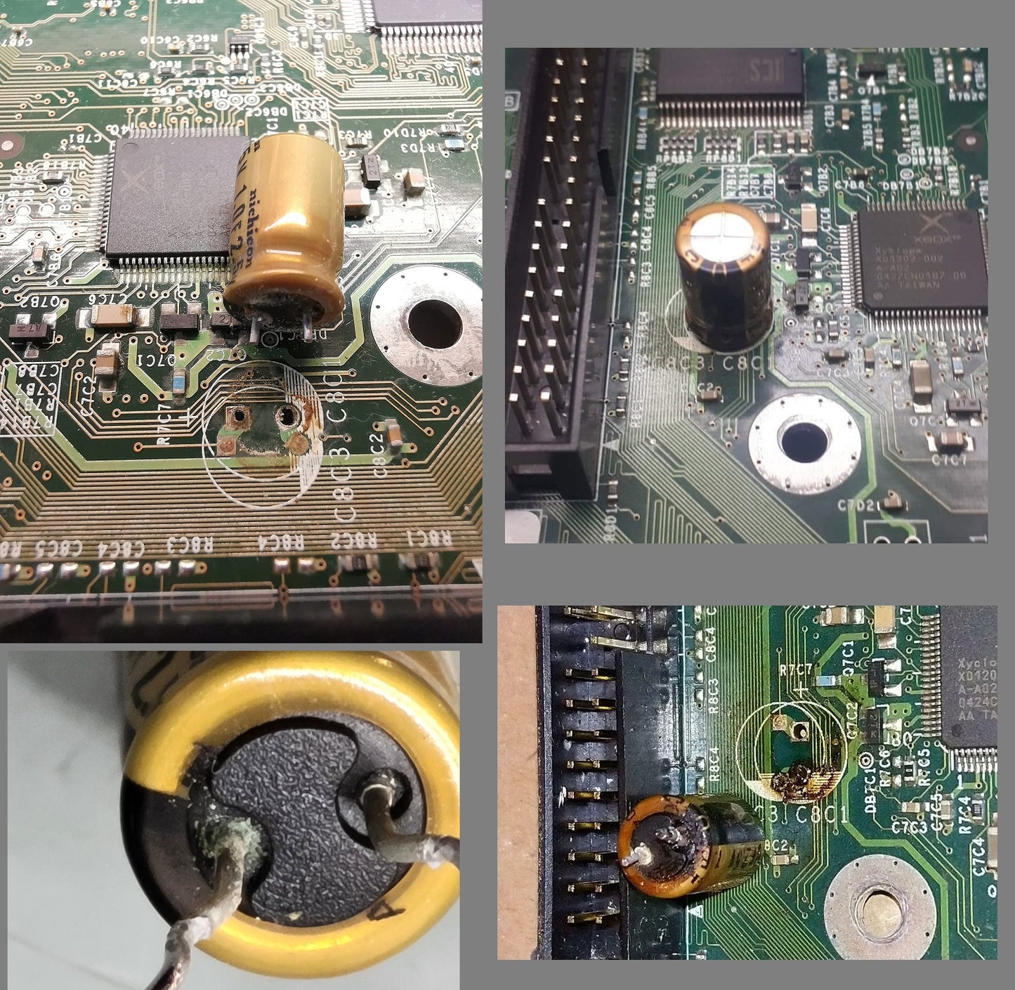 SERVICE: CPU/Clock Capacitor Replacement