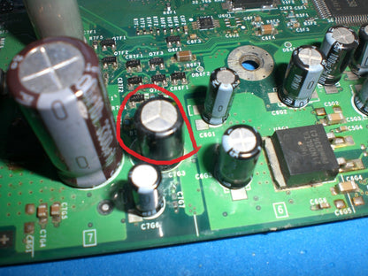 SERVICE: CPU/Clock Capacitor Replacement