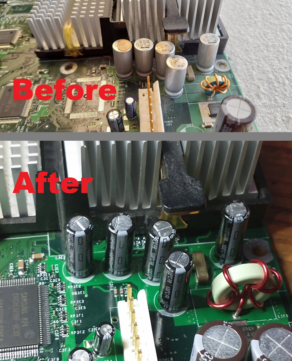 SERVICE: CPU/Clock Capacitor Replacement