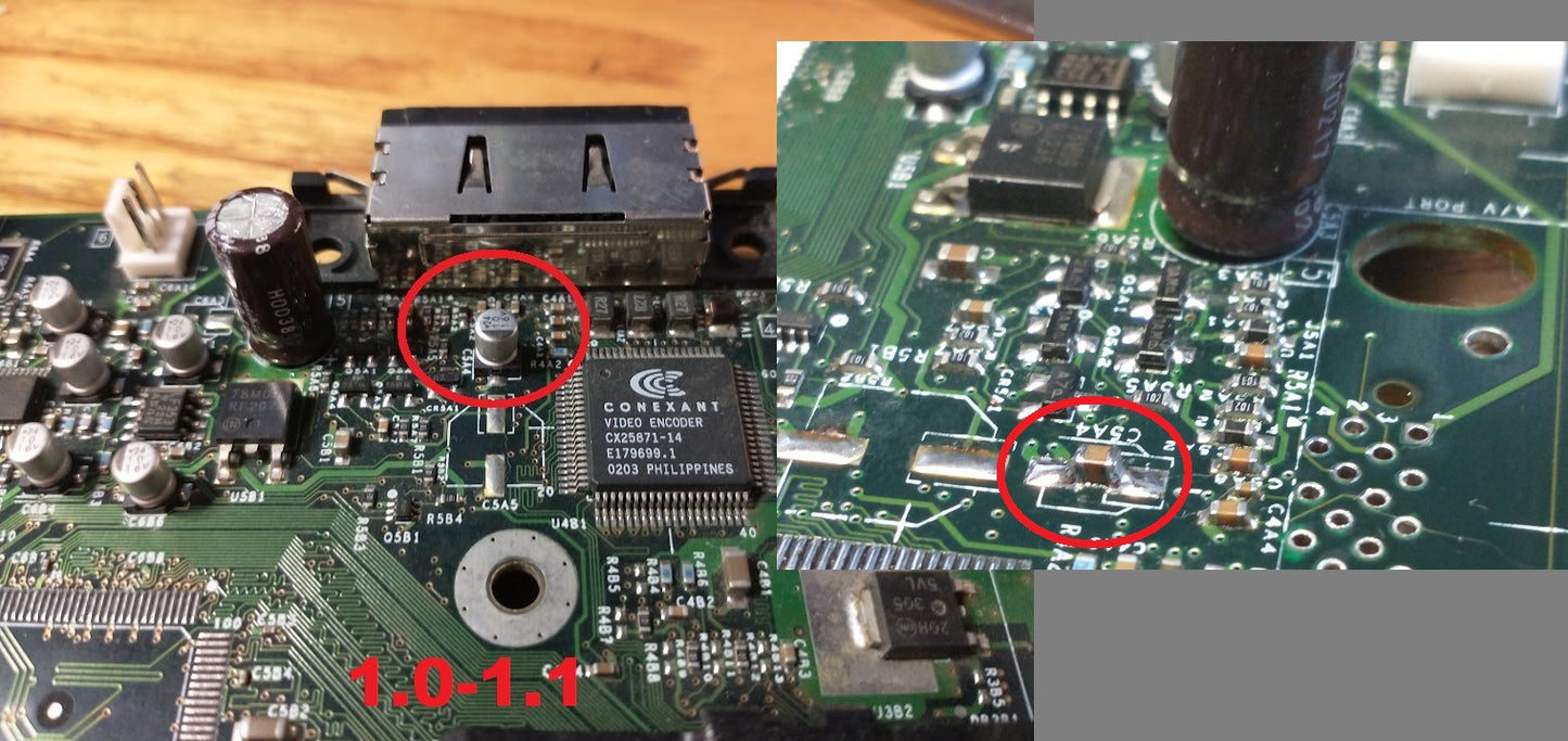 Xbox2HDMI Internal Install Parts