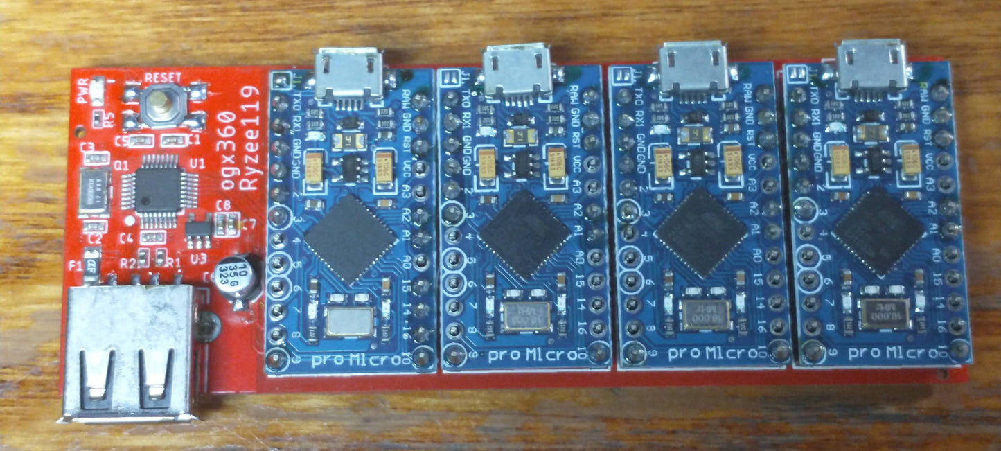 OGX360 - 4 channel Controller Adapter (Board Only)