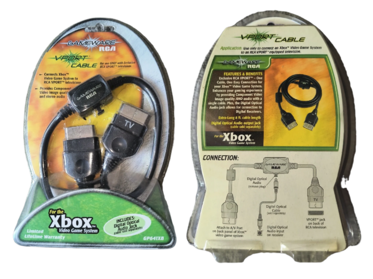 Accessoires Intec et câbles TV V-Port RCA « Xbox Ready »